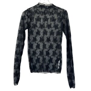 Free People Lady Lux Layering Top Black Size
Large